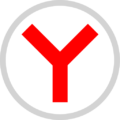 Лого Яндекс Браузер